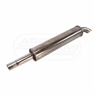 Tłumik okrągły C330 INOX gięty wylot