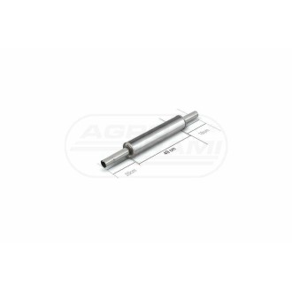 Tłumik okrągły C330 INOX prosty wylot
