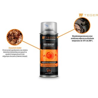 Smar miedziany 400ml TEGER