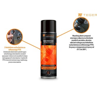 Smar syntetyczny z teflonem 500ml TEGER