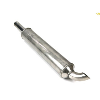 Tłumik okrągły krótki 830mm C330 INOX WARYŃSKI