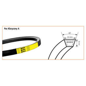 Pas klinowy A1350 Sanok