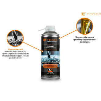 Preparat do wiercenia i gwintowania 400ml TEGER
